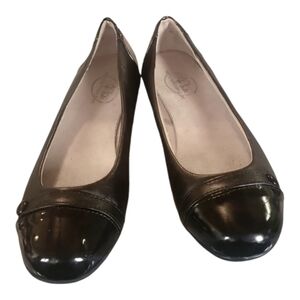 LifeStride Women's Alchemy Simply Comfort Black Ballet Flat Sz 8M